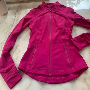 Lululemon Define Jacket Size 4 Magenta EUC